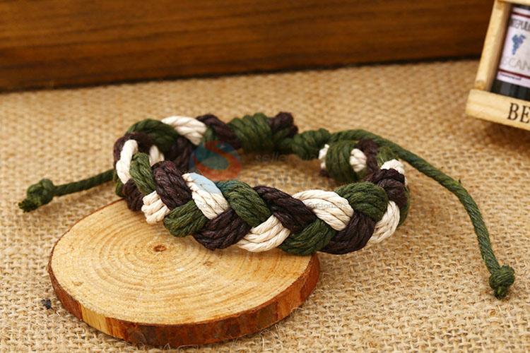 Wholesale Hemp Rope Woven Bracelet Fashion Hand Band