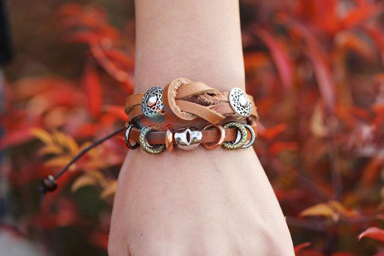 Good Quality Handmade Retro Leather Bracelet