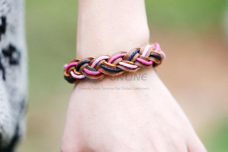 Best Selling Hand Woven Leather Bracelet