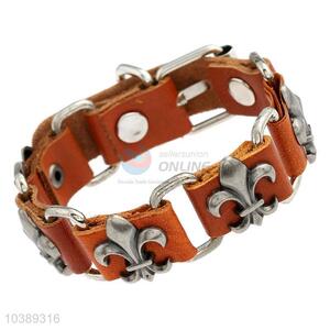 High Quality Fashion Leather Bracelet Cool Wristband