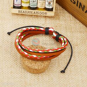 Top Quality Leather Woven Bracelet Fashion Accessories