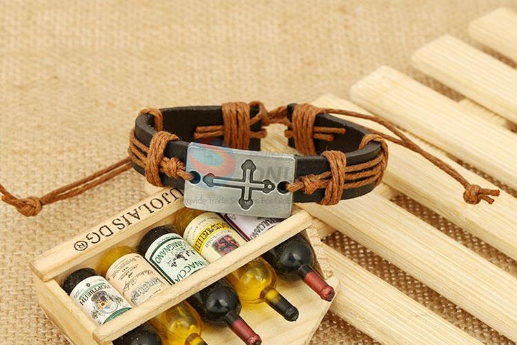 Retro Design Hemp Rope Woven Bracelet Cheap Wristband