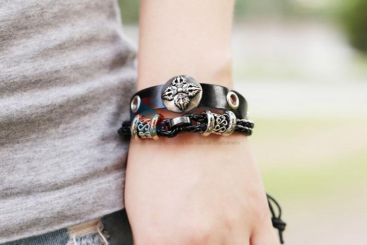 Hot Sale Leather Bracelet Beaded Bracelet