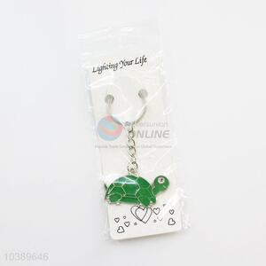 Best cute green tortoise shape key chain