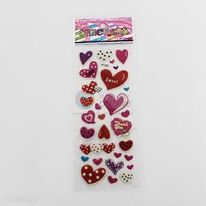 Factory High Quality Heart Design Stickers for Sale