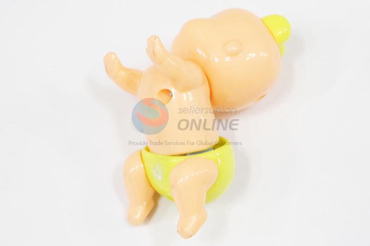 Popular Plastic Educational Baby Shaped Wind-up Toy for Sale