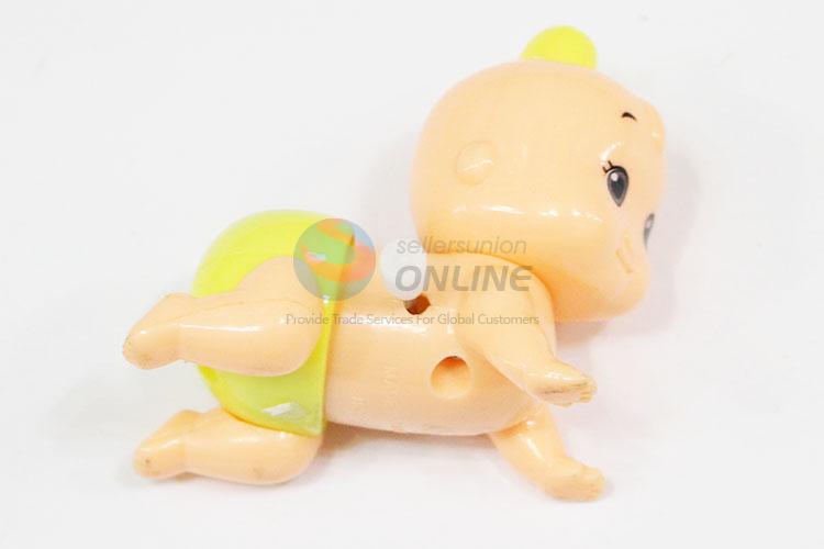 Popular Plastic Educational Baby Shaped Wind-up Toy for Sale