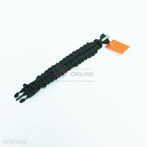 Umbrella Rope Braided Buckle Compass Bracelet