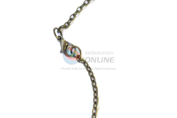 Custom Bronze Umbrella Shape Zinc Alloy Pendant With Chain