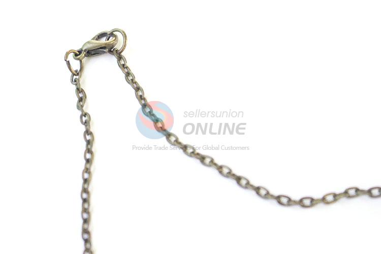 Custom Bronze Umbrella Shape Zinc Alloy Pendant With Chain