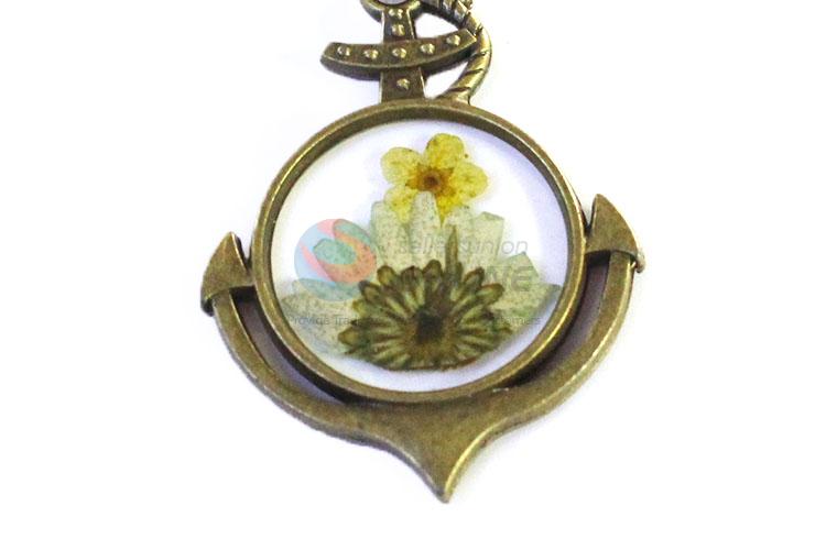 Fashion Zinc Alloy Pendant Best Real Flower Pendant