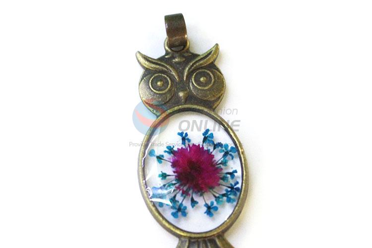 Best Sale Zinc Alloy Real Flower Pendant