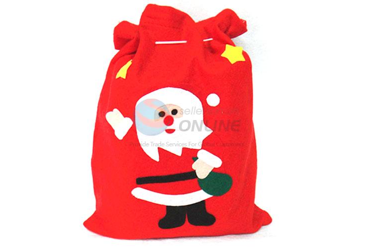 Wholesale Santa Claus Pattern Christmas Shopping Bag