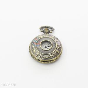 Quartz Movement Skeleton Pocket Watch