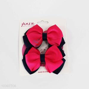 New arrival pink bowknot hairpin,7cm