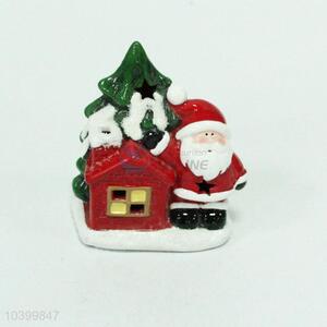 Christmas ornament crafts ceramic santa