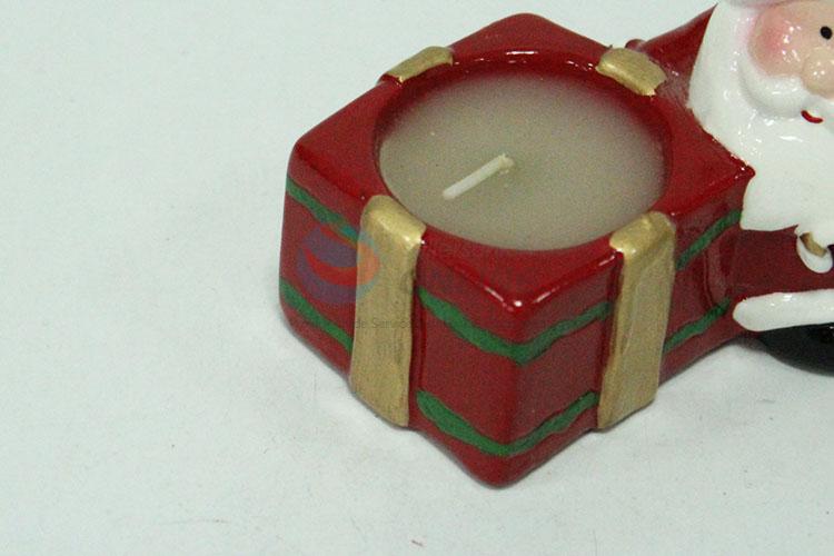圣诞陶瓷蜡烛摆件
