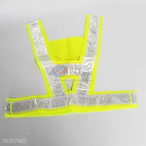 Best selling yellow reflective vest,50*55cm