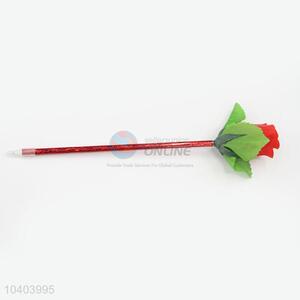 Factory Export Rose Head Creative Craft Ballpoint Pen School Stationery