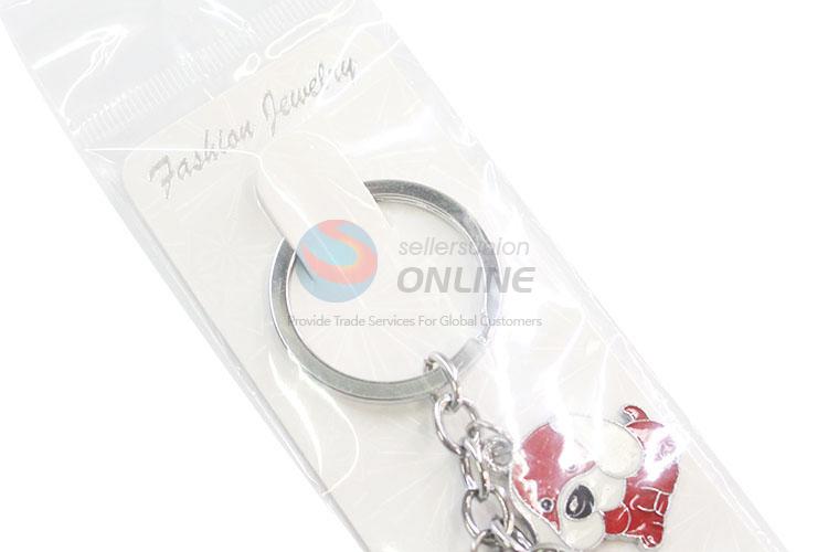 Cute Design Colorful Dog Shape Key Chain Key Ring