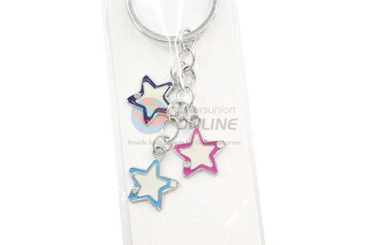 New Design Star Shape Zinc Alloy Key Chain