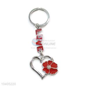 Sweet Design Heart Shape Zinc Alloy Key Chain