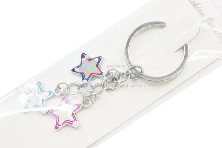 New Design Star Shape Zinc Alloy Key Chain