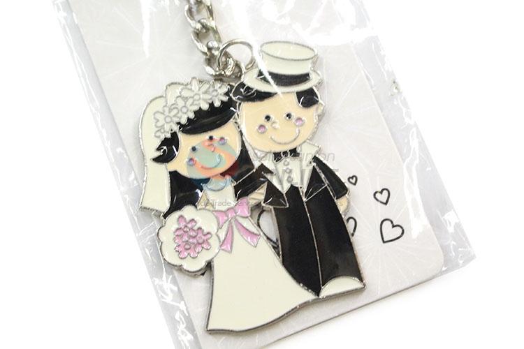 Wholesale Cartoon Newlyweds Shape Key Chain