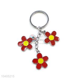 Custom Flower Shape Zinc Alloy Key Chain