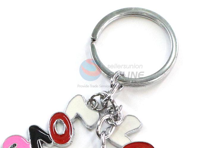 Wholesale Love Letter Zinc Alloy Key Chain