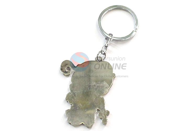 Lovely Girl Shape Zinc Alloy Key Ring Cheap Keychain