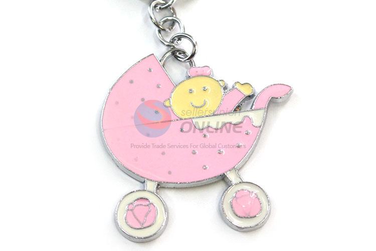 Creative Baby Strollers Shape Keychain Fashion Key Ring