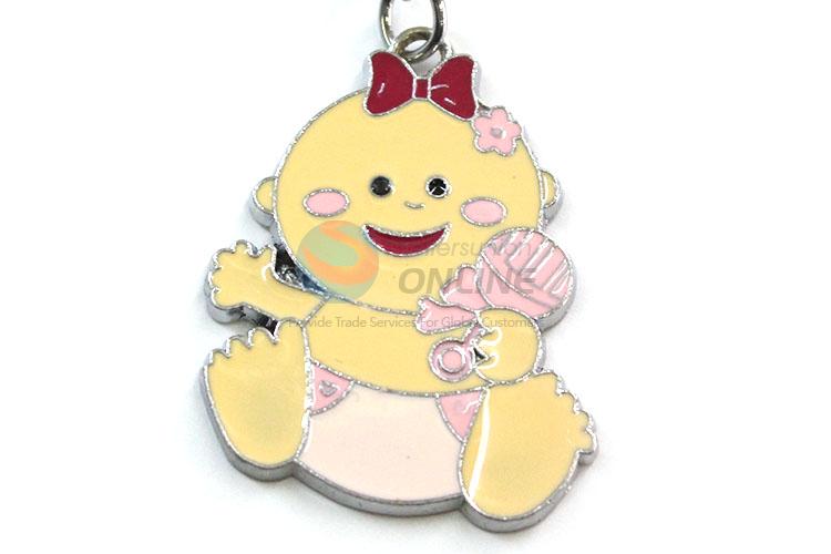 New Design Cute Baby Shape Zinc Alloy Key Chain