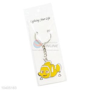 Unique Design Fish Shape Zinc Alloy Key Chain