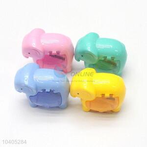 Hot selling Plastic Creative Colorful Elephant Pencil Sharpener