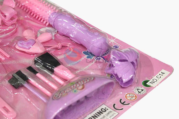 Lovely design custom hair dressing&beauty set toy for girls