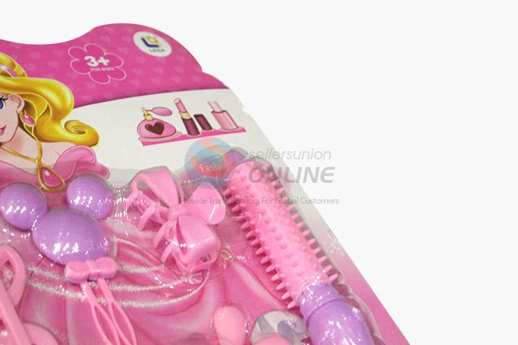 Lovely design custom hair dressing&beauty set toy for girls