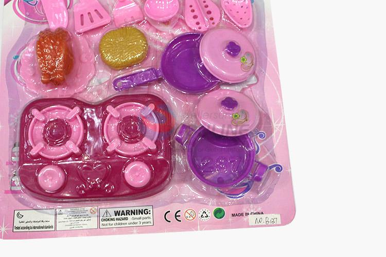 Cheap promotional plastic dinner service/tableware toy