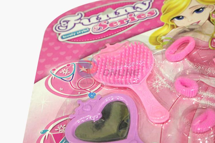 Wholesale promotional custom hair dressing&beauty set toy for girls