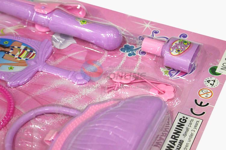 Cute design wholesale hair dressing&beauty set toy for girls