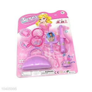 Cute design wholesale hair dressing&beauty set toy for girls