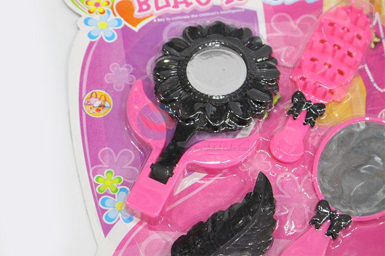 Low Price Comb and Mirror Beauty Set Plastic Toy for Girls