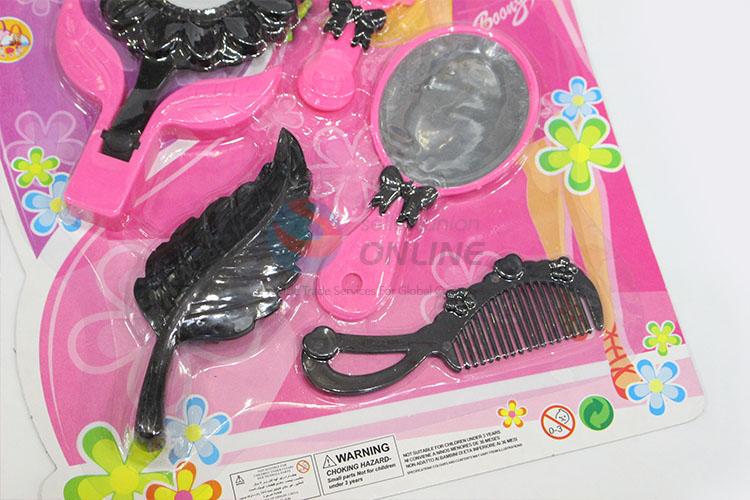 Low Price Comb and Mirror Beauty Set Plastic Toy for Girls