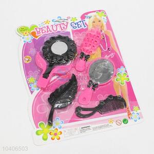 Low Price Comb and Mirror Beauty Set Plastic Toy for Girls