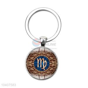 Constellation Round Metal Key Chain/Key Ring