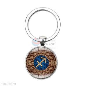 Constellation Round Metal Key Chain/Key Ring