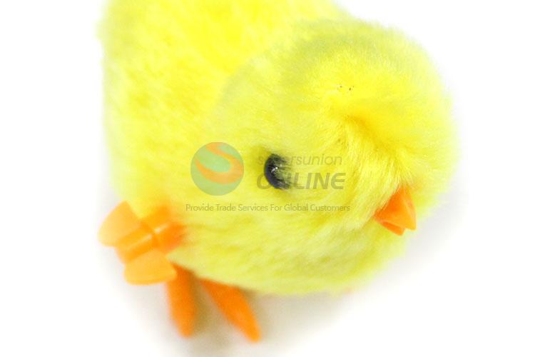 Custom Cartoon On Chain Jumping Plush Yellow Chick Toy