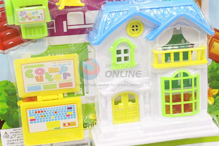Fashion Style Doll House with Furniture Play Set Toy