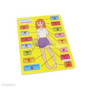 Girls Pattern Wooden Puzzles Set