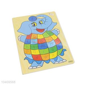 Elephant Pattern Wooden Puzzles Set